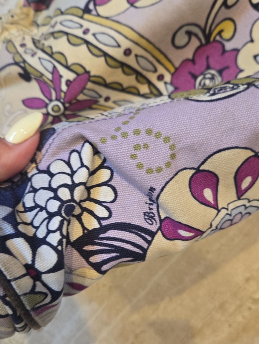 Brighton Multi-Color Design Print Shoulder Bag - Picture 3 of 15